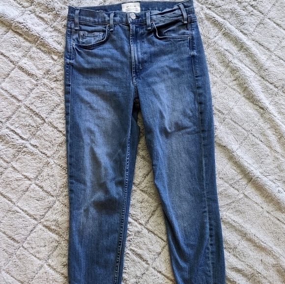 McGuire Denim Denim - McGuire Denim Newton Skinny Jeans Women's 29 High Rise Distressed Light Wash